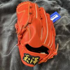 玉澤硬式グローブ オレンジ TAMAZAWA/玉澤 (タマザワ) 硬式グローブ Dオレンジ DELUXE FIELD