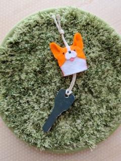 ☆匿名配送☆ うちのわんこ コーギー キーカバー ハンドメイド 作品