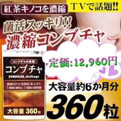新品 12960円激安濃縮コンブチャ酵素 乳酸菌 ミネラル 麹 ビタミン