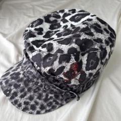 Roen leopard skull casquette