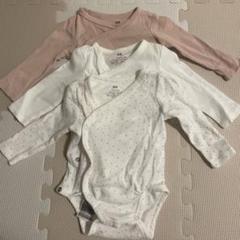 H&M オーガニックコットンロンパース 3枚セット