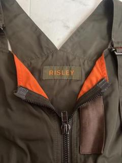 RISLEY リズレー　ノースリーブワンピース カーキオレンジ RISLEY リズレー ノースリーブワンピース カーキオレンジ