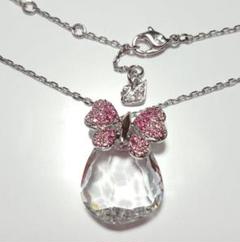 ペンダント ネックレス SWAROVSKI 【n/119】 蝶々 スワロフスキー