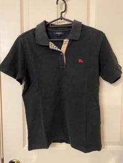 Burberry バーバリー ポロシャツ 半袖シャツ 黒 ブラック