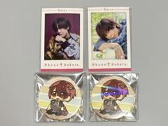 【おまけあり】となりの坂田。 あほの坂田。 缶バッジ チェキ風カード おまけあり】となりの坂田。 あほの坂田。 缶バッジ チェキ風