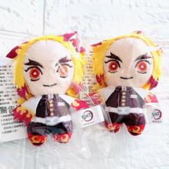 鬼滅の刃 台湾正規品 煉獄杏寿郎 キーチェーン ぬいぐるみ 3
