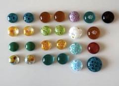 ハンドメイド　ミルフィオリ　ガラスナギット