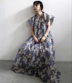 最終値下げ KEITAMARUYAMA × Ameri コラ 　ロングドレス 2025年最新】keitaMARUYAMA ameri sheer layeredの人気アイテム