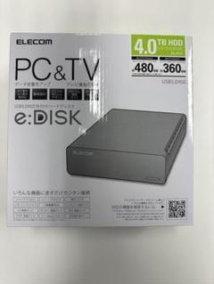 新品 ELECOM e:DISK 4.0TB USB3.0 外付けHDD