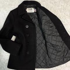✨極美品✨ショット ピーコート キルティング ダブルブレスト USA製 黒 L Schott ショット USA LINE 740 32oz ダブルブレスト ウール