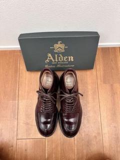 Alden タンカーブーツ コードバン 7.5D 4540 ホーウィンスタンプ付