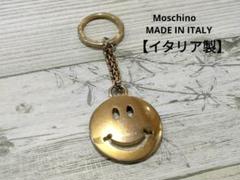 【希少モデル】Moschino イタリア製 Smiley フェイス キーホルダー