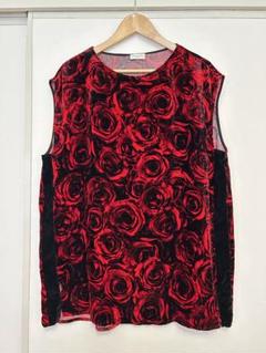 DRIES VAN NOTTEN バラ柄 ベロアトップス 薔薇 アーカイブ DRIES VAN NOTTEN バラ柄 ベロアトップス 薔薇 アーカイブ
