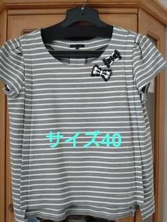 楽天市場】【L】バックサテンジョーゼット チュニックブラウス