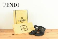 CG0019 箱付き 袋付き FENDI FFデザイン ミュール