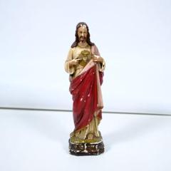 【おトク】 アンティーク イエス・キリスト像 ビンテージ 置物 彫刻 骨董 聖 アンティーク雑貨