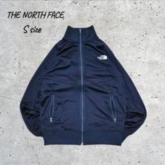 THE NORTH FACE青トラックジャケットワンポイント刺繍タグ春カラー THE NORTH FACE青トラックジャケットワンポイント刺繍タグ春カラー