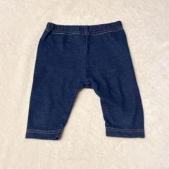 ベビー 7分丈レギンス デニム風 80cm 男の子 女の子 伸縮性