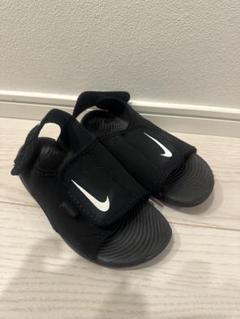Nike ブラック サンダル ベルクロ　16cm