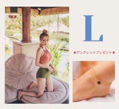 ★アンクレットをプレゼント★L タンキニ ハイウエスト バイカラー 水着 韓国