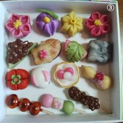 ③フェイクスイーツ和菓子　樹脂粘土　食品サンプル