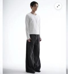 パンツ jentlouis Bicolor Semi-Flare Denim jent louis Bicolor Semi-Flare Denim - メルカリ