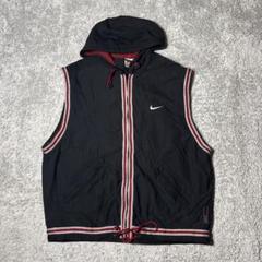 ナイキ　NIKE ナイロンジャケット　ベスト　90s 白タグ　ユニセックス　古着