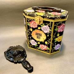 ANNA SUI cosmetic バニティ缶　小物入れ　缶　ミラーセット