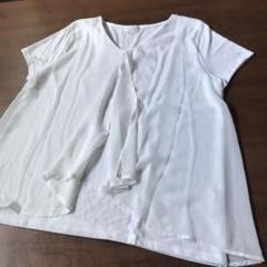 21 . トップス フロントシフォンカットソー ブラウスのサムネイル