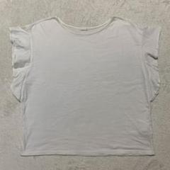 GU ジーユー　フレアスリーブT ホワイト　Lサイズ