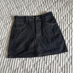 ダークデニム ミニスカート