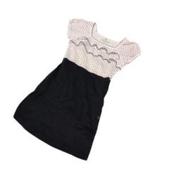 【美品】KUMI KYOKU ドット柄ワンピース M（110〜120）綿100%
