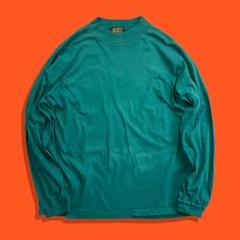 80s USA製 エディーバウアー 黒タグ モックネック ロンT 長袖Tシャツ
