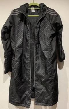 【速送!】オシャレ adidasベンチコート 水玉 ドット