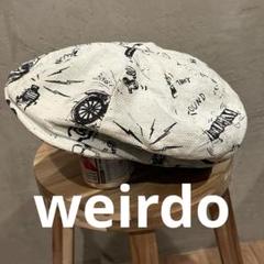 ウィアード weirdo キャスケット　グラッドハンド　ハンドペイント　森下直哉 ウィアード weirdo キャスケット グラッドハンド ハンドペイント