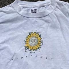 90sひまわり Tシャツ フラワーTシャツ USA製 SUN FLOWER