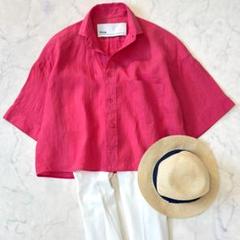 未使用★TICCA｜定価2,5万 24SS リネン半袖エンブロイダイリーシャツ TICCA(ティッカ) 25S/S リネン半袖シャツ | 大阪・北摂・千里山