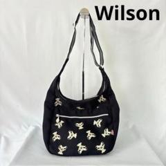 Wilson ウィルソン　マチつき　バック　トートバッグ　ショルダーバッグ　くまのサムネイル