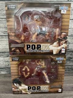 【新品未開封】ルフィ　エース　セット　POP ワンピース　フィギュア　メガハウス ワンピース』P.O.P ルフィ＆エース、『遊戯王GX』AWMサイバー