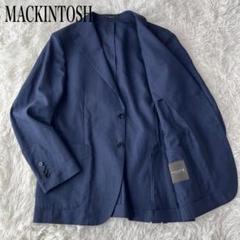 美品】MACKINTOSH テーラード リネン 三者混 ネイビー LL 40