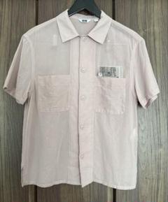 UNIQLO ユニクロ　シャツ　ブラウス　半袖　綿　コットン　100% シアー