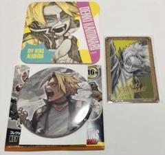 僕のヒーローアカデミア 原画展 上鳴電気 コレクション缶バッジ アートコースター