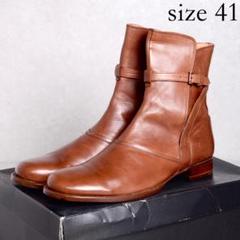 【在庫あり】 箱付き良品】chausser ショセ ベルト ブーツ ジョッパー 靴