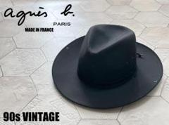 デッドストック 90s フランス製 アニエスベー 2WAYオープンクラウンハット デッドストック 90s フランス製 アニエスベー 2WAYオープン