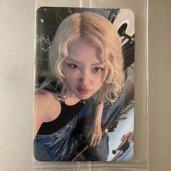 blackpink ロゼ　サイン　直筆　トレカ　クリアポストカード　フォトカード blackpink ロゼ サイン 直筆 透明ポストカード - メルカリ