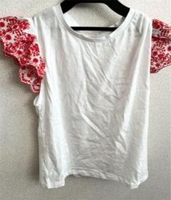 ZARA ザラフリル刺繍Tシャツ