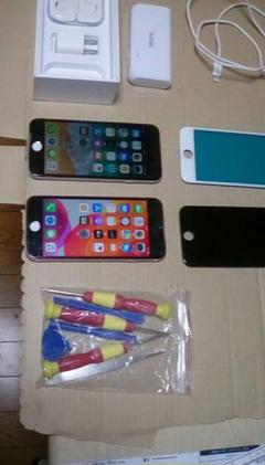 Iphone6Sと6の2セットプラス画面パーツ新品