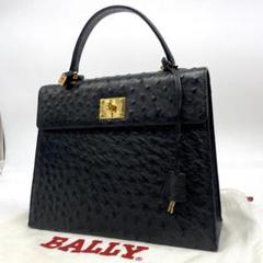 極美品　BALLY バリー　オーストリッチ　黒　ハンドバッグ　フォーマル 楽天市場】美品 BALLY バリー バッグ ハンドバッグ