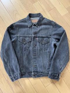 80s Levi's 70506 先染めブラック デニムジャケット 38Rのサムネイル