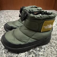 THE NORTH FACE キッズブーツ オリーブグリーン THE NORTH FACE ザノースフェイス キッズ ブーツ 14cm K Nuptse